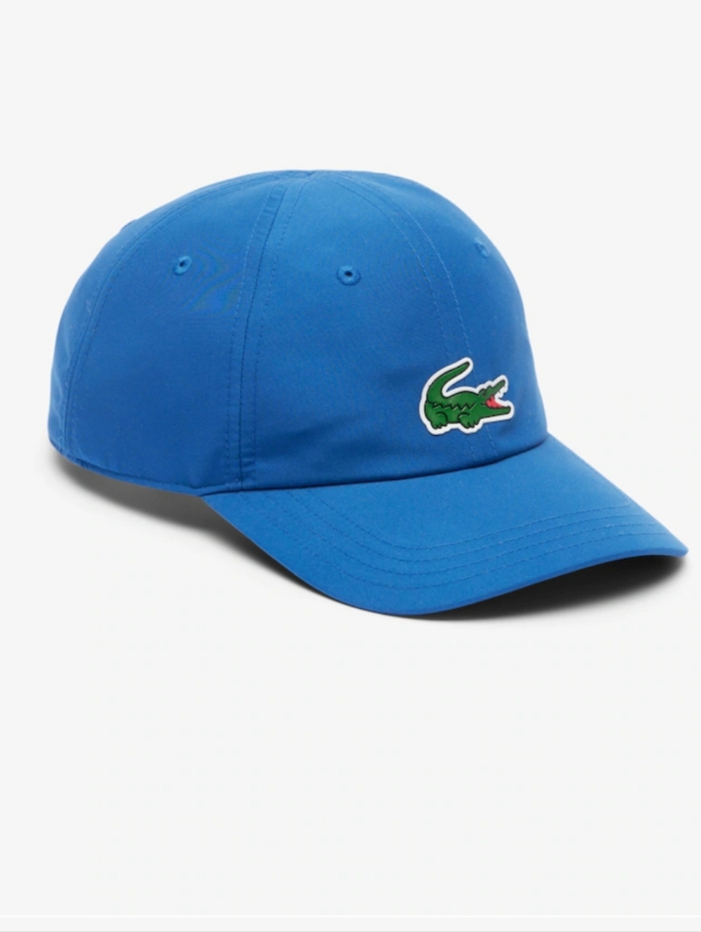 Lacoste Sport Tennis Novak Djokovic Men's Big Croc Microfiber Ball Cap Blue NWOT